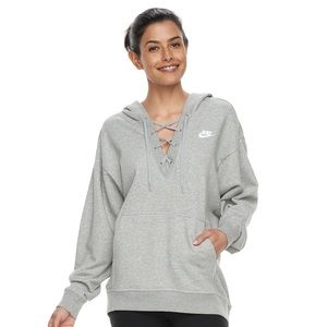 Nike Lace Up Hoodie